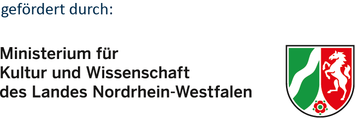 gefördert durch Ministerium für Kultur und Wissenschaft des Landes Nordrhein-Westfalen (Logo)