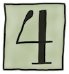 Zahl 4