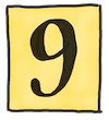 Zahl 9