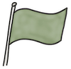 Flagge grün